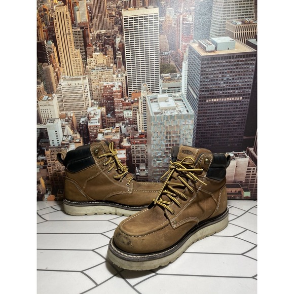 Keen Utility Boots Men 10.5 M Brown  No Steel Toe - Picture 2 of 13